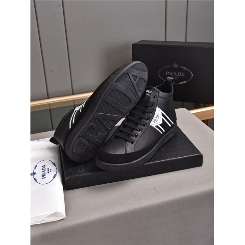 Cheap Prada High Tops Shoes For Men #935486 Replica Wholesale [$82.00 USD] [ITEM#935486] on Replica Prada High Top Shoes