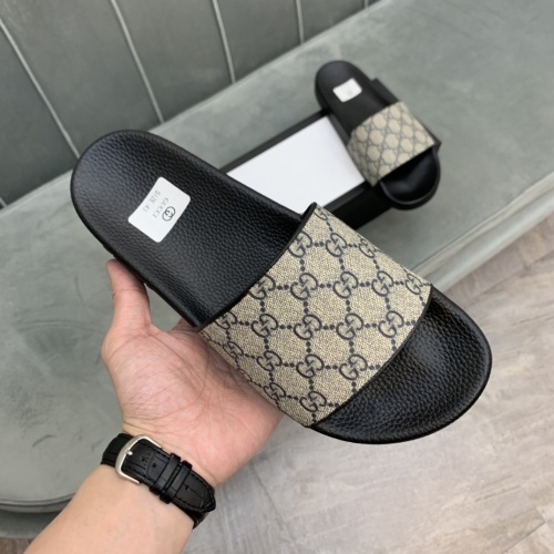 Cheap Gucci Slippers For Men #935958 Replica Wholesale [$38.00 USD] [ITEM#935958] on Replica Gucci Slippers