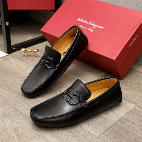 Cheap Salvatore Ferragamo Leather Shoes For Men #936049 Replica Wholesale [$72.00 USD] [ITEM#936049] on Replica Salvatore Ferragamo Leather Shoes
