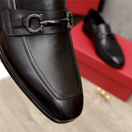 Cheap Salvatore Ferragamo Leather Shoes For Men #936175 Replica Wholesale [$92.00 USD] [ITEM#936175] on Replica Salvatore Ferragamo Leather Shoes