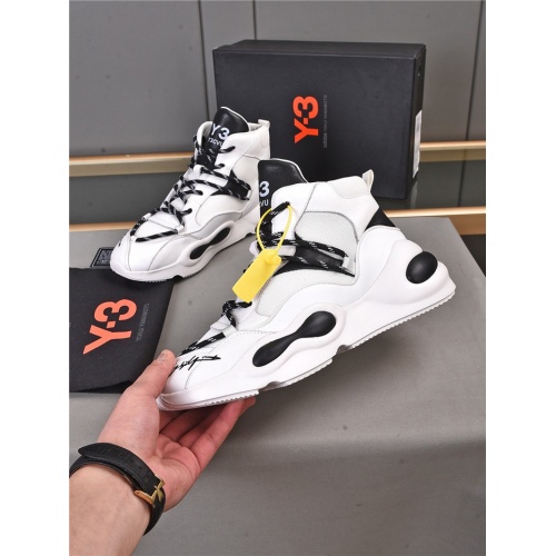 Cheap Y-3 High Tops Shoes For Men #936184 Replica Wholesale [$92.00 USD] [ITEM#936184] on Replica Y-3 High Tops Shoes