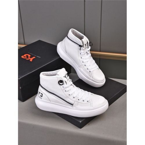 Cheap Y-3 High Tops Shoes For Men #936186 Replica Wholesale [$92.00 USD] [ITEM#936186] on Replica Y-3 High Tops Shoes