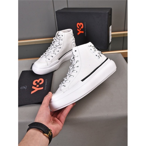 Cheap Y-3 High Tops Shoes For Men #936188 Replica Wholesale [$92.00 USD] [ITEM#936188] on Replica Y-3 High Tops Shoes