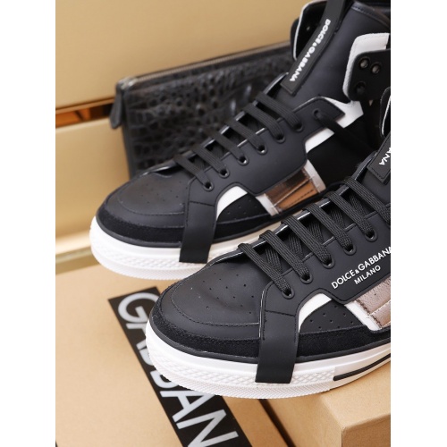 Cheap Dolce &amp; Gabbana D&amp;G High Top Shoes For Men #936202 Replica Wholesale [$100.00 USD] [ITEM#936202] on Replica D&amp;G High Top Shoes