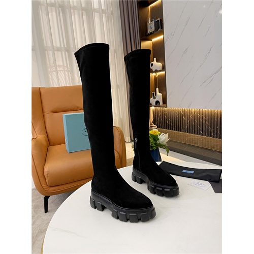 Cheap Prada Boots For Women #936217 Replica Wholesale [$115.00 USD] [ITEM#936217] on Replica Prada Boots