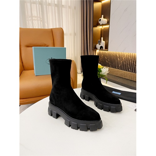 Cheap Prada Boots For Women #936220 Replica Wholesale [$100.00 USD] [ITEM#936220] on Replica Prada Boots