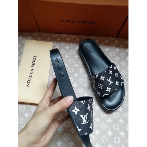 Cheap Louis Vuitton Slippers For Men #936899 Replica Wholesale [$38.00 USD] [ITEM#936899] on Replica Louis Vuitton Slippers