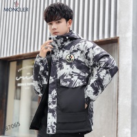 Cheap Moncler Down Feather Coat Long Sleeved For Men #927486 Replica Wholesale [$82.00 USD] [ITEM#927486] on Replica Moncler Down Feather Coat