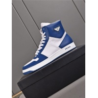 Cheap Prada High Tops Shoes For Men #933726 Replica Wholesale [$92.00 USD] [ITEM#933726] on Replica Prada High Top Shoes