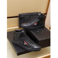 Cheap Prada High Tops Shoes For Men #934969 Replica Wholesale [$85.00 USD] [ITEM#934969] on Replica Prada High Top Shoes