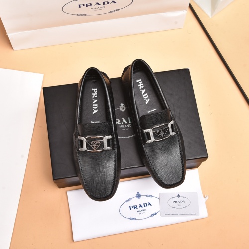 Cheap Prada Leather Shoes For Men #938945 Replica Wholesale [$80.00 USD] [ITEM#938945] on Replica Prada Leather Shoes