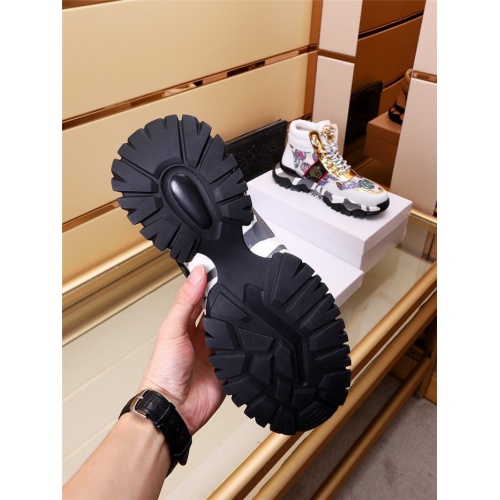 Cheap Versace High Tops Shoes For Men #939367 Replica Wholesale [$85.00 USD] [ITEM#939367] on Replica Versace High Tops Shoes