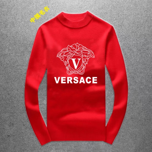 Cheap Versace Sweaters Long Sleeved For Men #939568 Replica Wholesale [$48.00 USD] [ITEM#939568] on Replica Versace Sweaters