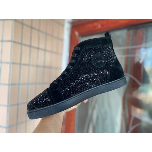 Cheap Christian Louboutin High Tops Shoes For Men #939959 Replica Wholesale [$115.00 USD] [ITEM#939959] on Replica Christian Louboutin High Top Shoes
