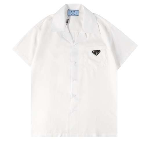 Cheap Prada Shirts Short Sleeved For Men #939993 Replica Wholesale [$36.00 USD] [ITEM#939993] on Replica Prada Shirts