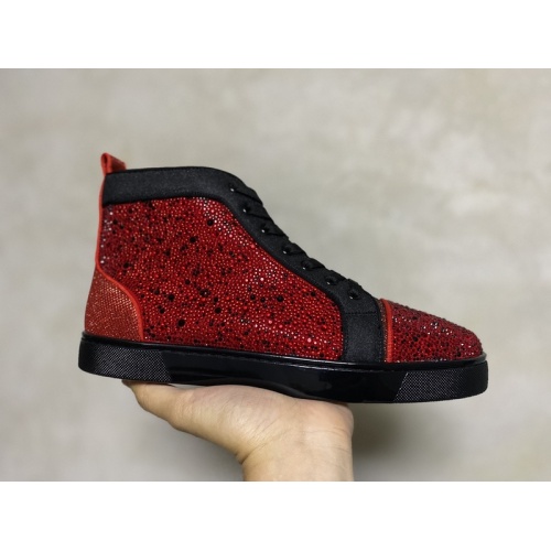 Cheap Christian Louboutin High Tops Shoes For Men #940020 Replica Wholesale [$115.00 USD] [ITEM#940020] on Replica Christian Louboutin High Top Shoes