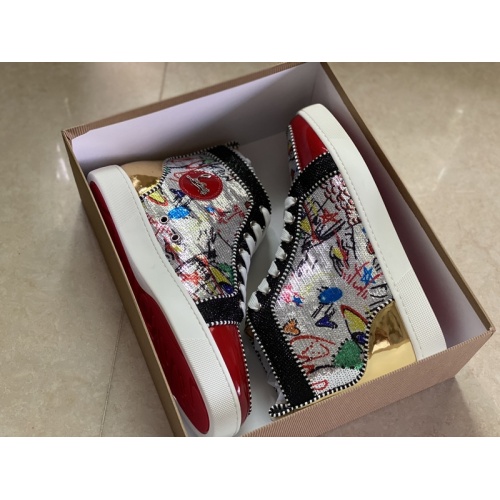Cheap Christian Louboutin High Tops Shoes For Men #940034 Replica Wholesale [$115.00 USD] [ITEM#940034] on Replica Christian Louboutin High Top Shoes