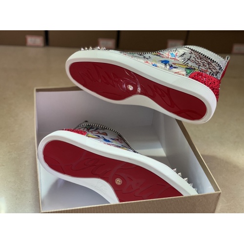 Cheap Christian Louboutin High Tops Shoes For Women #940038 Replica Wholesale [$115.00 USD] [ITEM#940038] on Replica Christian Louboutin High Top Shoes