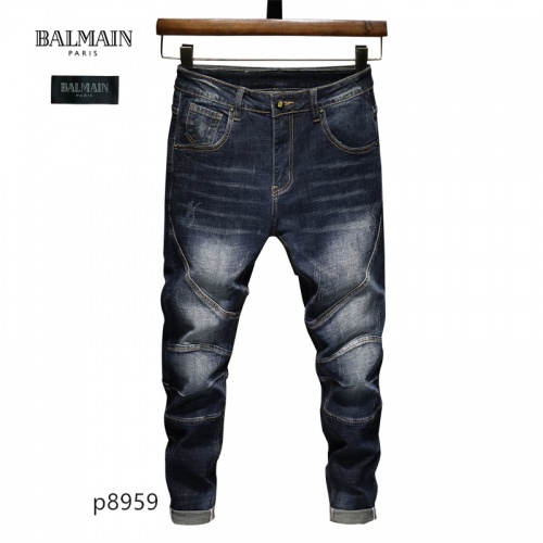 Cheap Balmain Jeans For Men #940049 Replica Wholesale [$48.00 USD] [ITEM#940049] on Replica Balmain Jeans