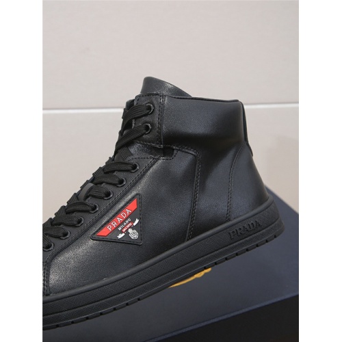 Cheap Prada High Tops Shoes For Men #940325 Replica Wholesale [$82.00 USD] [ITEM#940325] on Replica Prada High Top Shoes