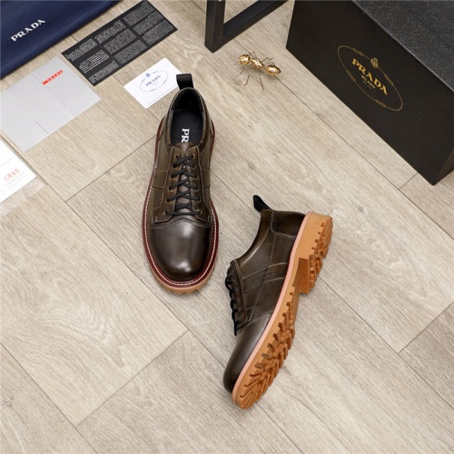 Cheap Prada Leather Shoes For Men #940686 Replica Wholesale [$82.00 USD] [ITEM#940686] on Replica Prada Leather Shoes