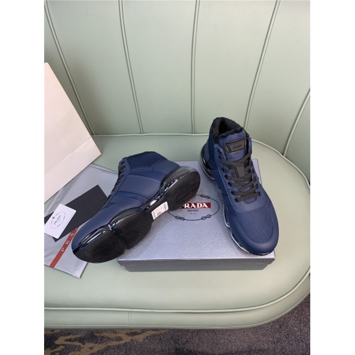 Cheap Prada High Tops Shoes For Men #940780 Replica Wholesale [$122.00 USD] [ITEM#940780] on Replica Prada High Top Shoes
