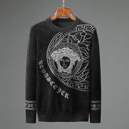 Cheap Versace Sweaters Long Sleeved For Men #941225 Replica Wholesale [$56.00 USD] [ITEM#941225] on Replica Versace Sweaters
