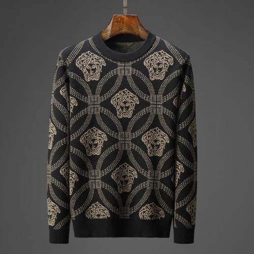 Cheap Versace Sweaters Long Sleeved For Men #941229 Replica Wholesale [$52.00 USD] [ITEM#941229] on Replica Versace Sweaters