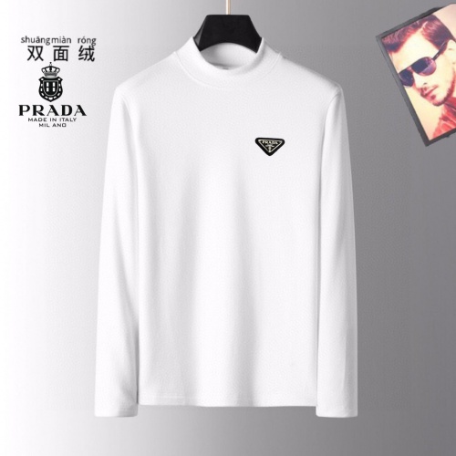 Cheap Prada T-Shirts Long Sleeved For Men #941744 Replica Wholesale [$38.00 USD] [ITEM#941744] on Replica Prada T-Shirts