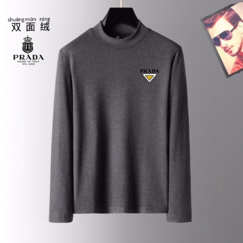 Cheap Prada T-Shirts Long Sleeved For Men #941755 Replica Wholesale [$38.00 USD] [ITEM#941755] on Replica Prada T-Shirts