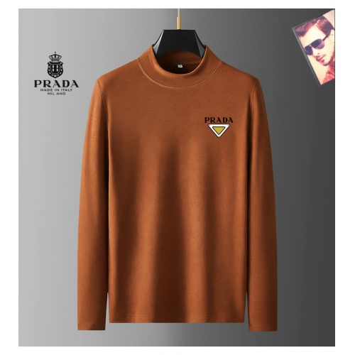Cheap Prada T-Shirts Long Sleeved For Men #941758 Replica Wholesale [$38.00 USD] [ITEM#941758] on Replica Prada T-Shirts