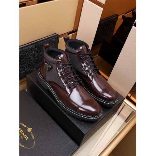 Cheap Prada Boots For Men #942367 Replica Wholesale [$92.00 USD] [ITEM#942367] on Replica Prada Boots
