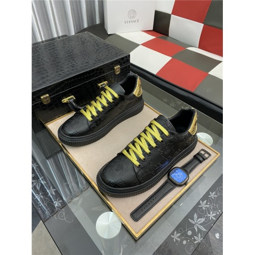 Cheap Versace Casual Shoes For Men #943117 Replica Wholesale [$72.00 USD] [ITEM#943117] on Replica Versace Casual Shoes