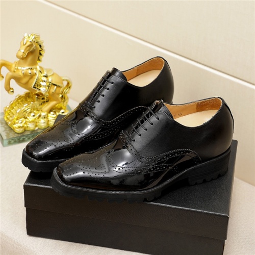 Cheap Prada Leather Shoes For Men #943206 Replica Wholesale [$96.00 USD] [ITEM#943206] on Replica Prada Leather Shoes