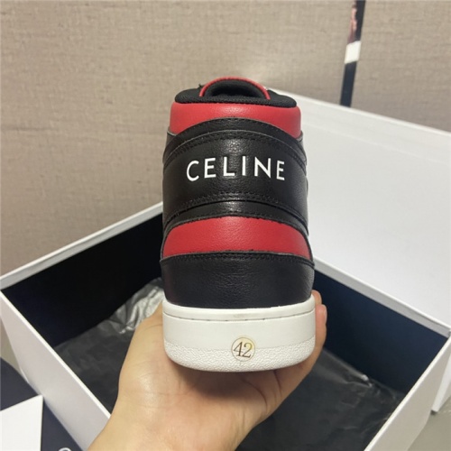 Cheap Celine High Tops Shoes For Men #943982 Replica Wholesale [$140.00 USD] [ITEM#943982] on Replica Celine High Top Shoes