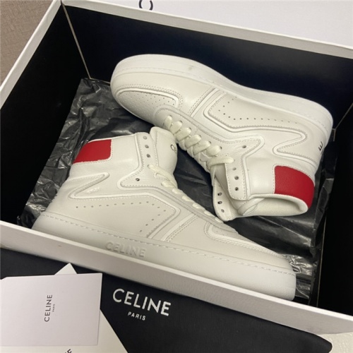 Cheap Celine High Tops Shoes For Women #944081 Replica Wholesale [$135.00 USD] [ITEM#944081] on Replica Celine High Top Shoes