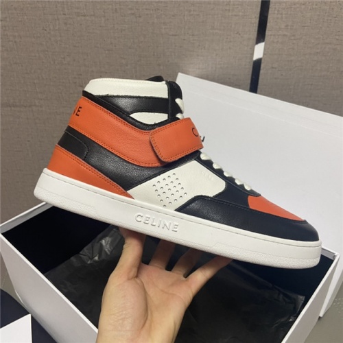 Cheap Celine High Tops Shoes For Women #944082 Replica Wholesale [$140.00 USD] [ITEM#944082] on Replica Celine High Top Shoes