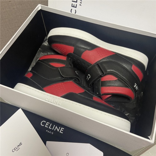 Cheap Celine High Tops Shoes For Women #944083 Replica Wholesale [$140.00 USD] [ITEM#944083] on Replica Celine High Top Shoes