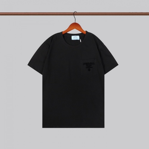 Cheap Prada T-Shirts Short Sleeved For Unisex #944735 Replica Wholesale [$28.00 USD] [ITEM#944735] on Replica Prada T-Shirts