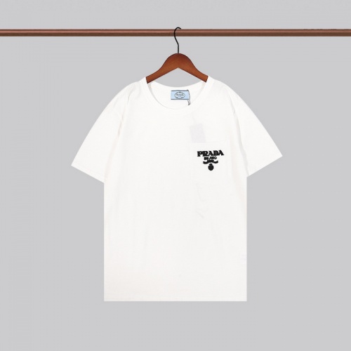 Cheap Prada T-Shirts Short Sleeved For Unisex #944736 Replica Wholesale [$28.00 USD] [ITEM#944736] on Replica Prada T-Shirts