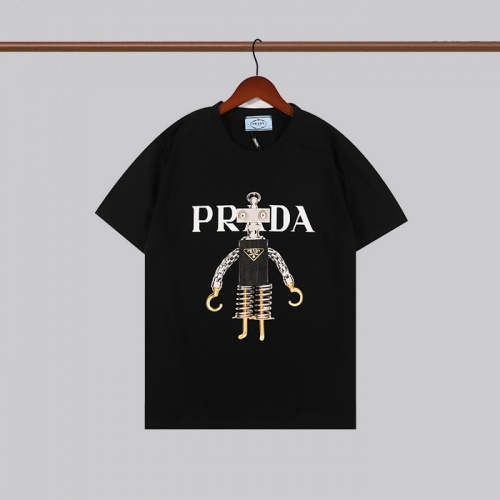 Cheap Prada T-Shirts Short Sleeved For Unisex #944740 Replica Wholesale [$28.00 USD] [ITEM#944740] on Replica Prada T-Shirts