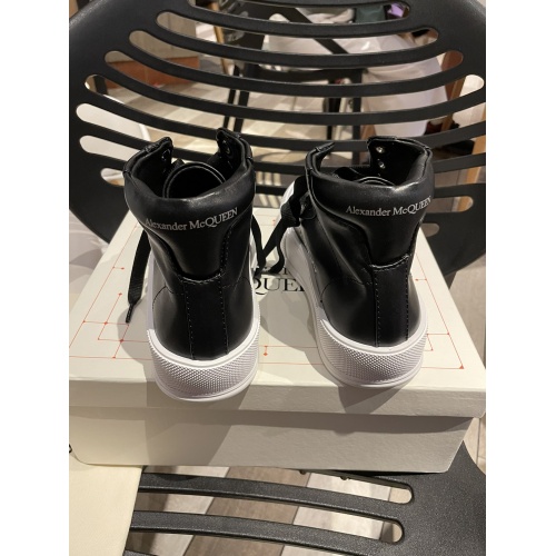 Cheap Alexander McQueen High Tops Shoes For Women #946179 Replica Wholesale [$96.00 USD] [ITEM#946179] on Replica Alexander McQueen High Tops Shoes