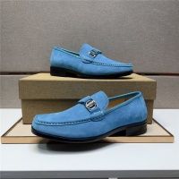 Salvatore Ferragamo Leather Shoes For Men #943606