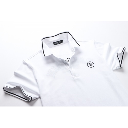 Cheap Balmain T-Shirts Short Sleeved For Men #946237 Replica Wholesale [$32.00 USD] [ITEM#946237] on Replica Balmain T-Shirts