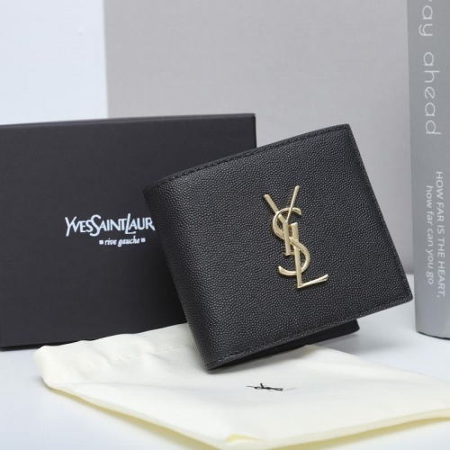 Cheap Yves Saint Laurent AAA Quality Wallets For Women #946292 Replica Wholesale [$50.00 USD] [ITEM#946292] on Replica Yves Saint Laurent AAA Wallets