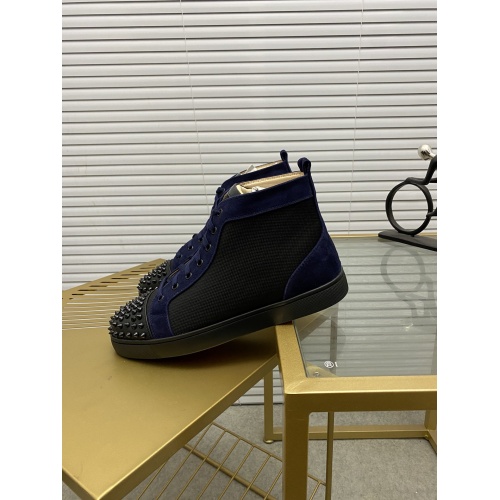 Cheap Christian Louboutin High Tops Shoes For Men #946424 Replica Wholesale [$92.00 USD] [ITEM#946424] on Replica Christian Louboutin High Top Shoes