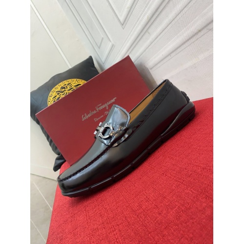 Cheap Ferragamo Leather Shoes For Men #946987 Replica Wholesale [$88.00 USD] [ITEM#946987] on Replica Salvatore Ferragamo Leather Shoes
