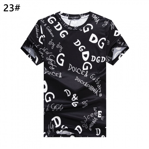 Cheap Dolce &amp; Gabbana D&amp;G T-Shirts Short Sleeved For Men #947361 Replica Wholesale [$24.00 USD] [ITEM#947361] on Replica Dolce &amp; Gabbana D&amp;G T-Shirts