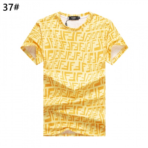 Cheap Fendi T-Shirts Short Sleeved For Men #947409 Replica Wholesale [$24.00 USD] [ITEM#947409] on Replica Fendi T-Shirts