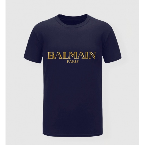 Cheap Balmain T-Shirts Short Sleeved For Men #947802 Replica Wholesale [$27.00 USD] [ITEM#947802] on Replica Balmain T-Shirts